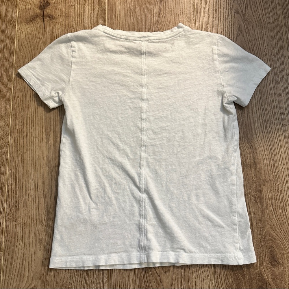 J. Crew Women’s Girlfriend Short-Sleeve Crewneck Tee White in Size XXS EUC - Picture 4 of 12